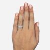 1.5 carat emerald cut diamond ring