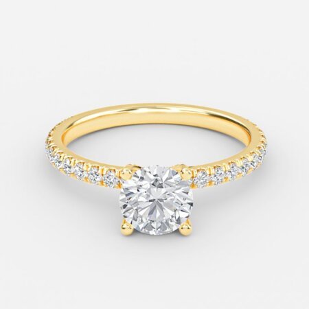 Josephine Round Unique Engagement Ring