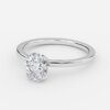 2.5 carat oval solitaire diamond ring