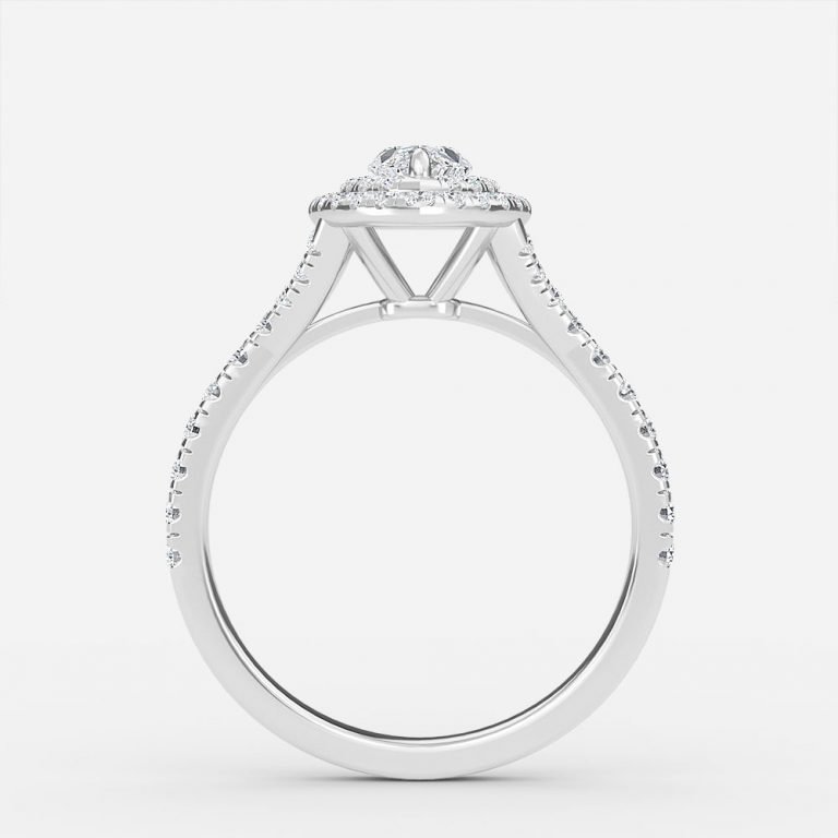 3 carat halo diamond rings