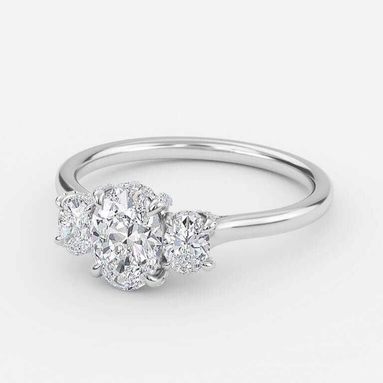 3 ct oval engagement ring
