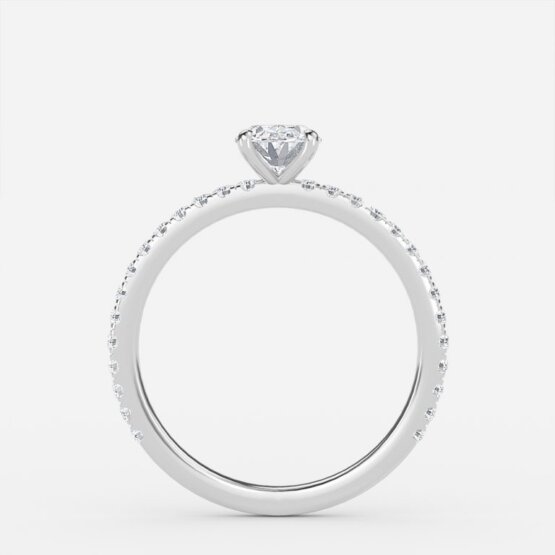 3.5 carat oval engagement ring