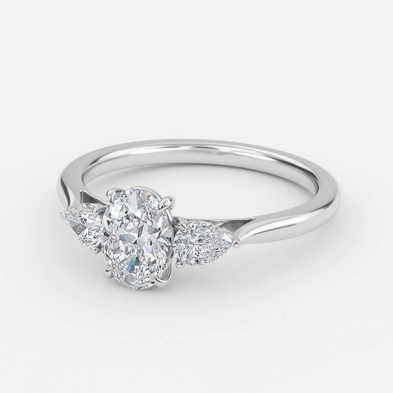 4 ct oval diamond rings