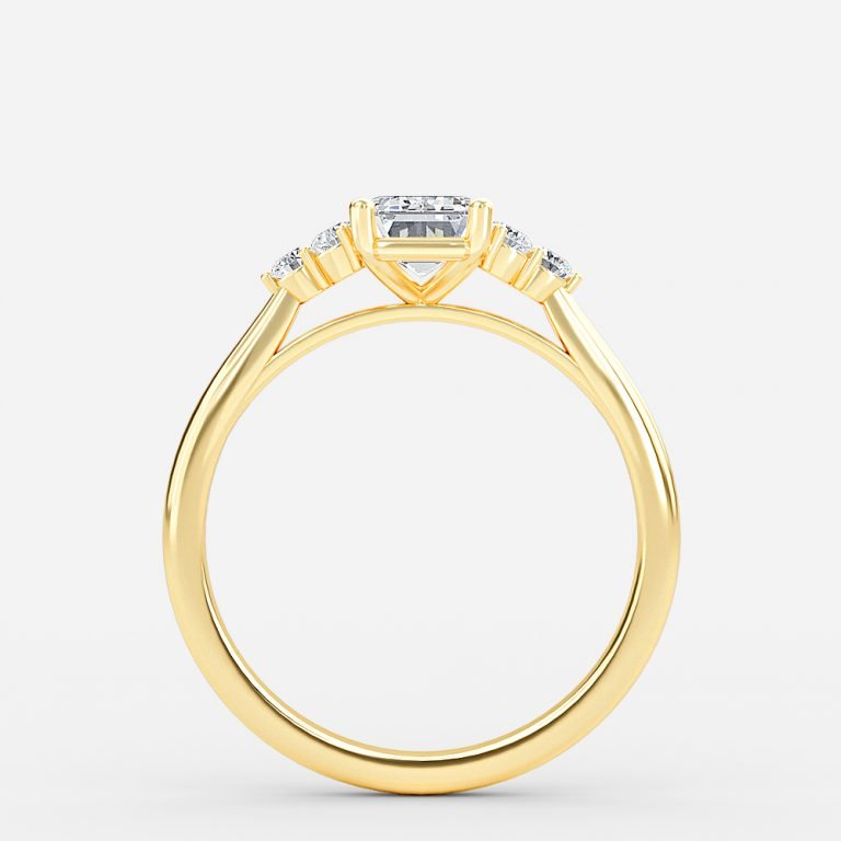 5 carat cluster diamond ring