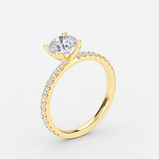 Josephine Round Unique Engagement Ring