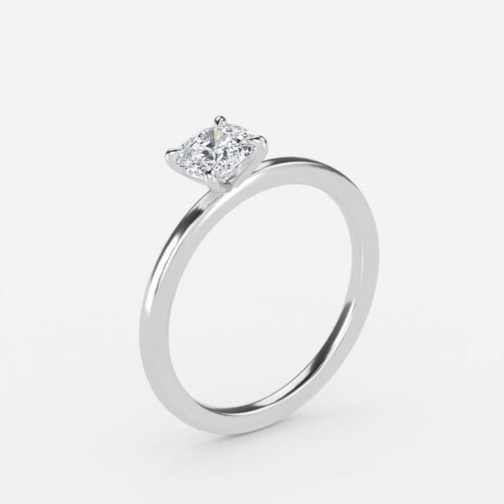 Jiani Cushion Solitaire Engagement Ring