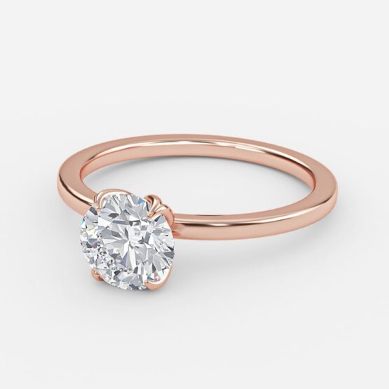 Kolm Round Solitaire Engagement Ring