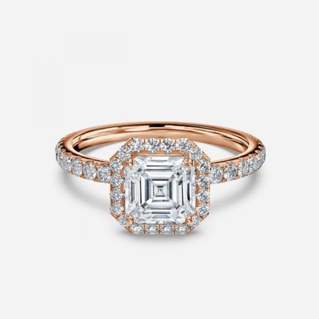 Lillian Asscher Halo Engagement Ring