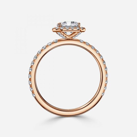 Lillian Asscher Halo Engagement Ring