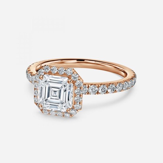 Lillian Asscher Halo Engagement Ring