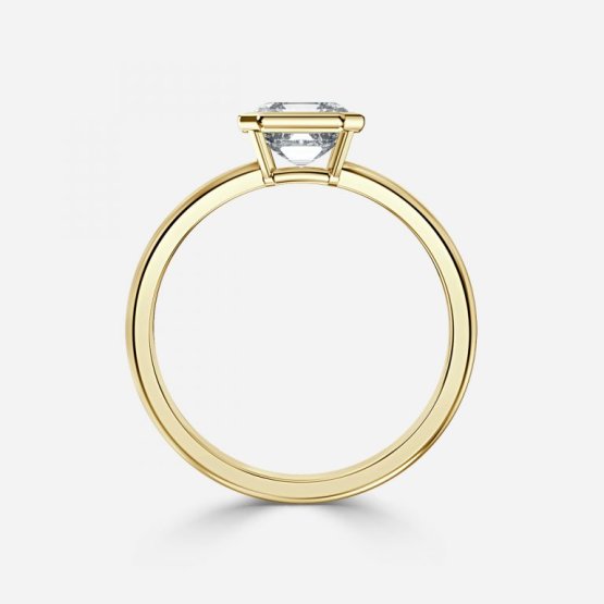 Aerin Asscher Bezel Engagement Ring