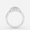 cluster princess cut diamond ring