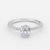 dainty cz oval engagement rings