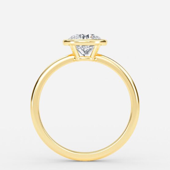 Aerin Round Bezel Engagement Ring