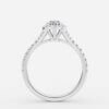 diamond oval cut halo engagement rings