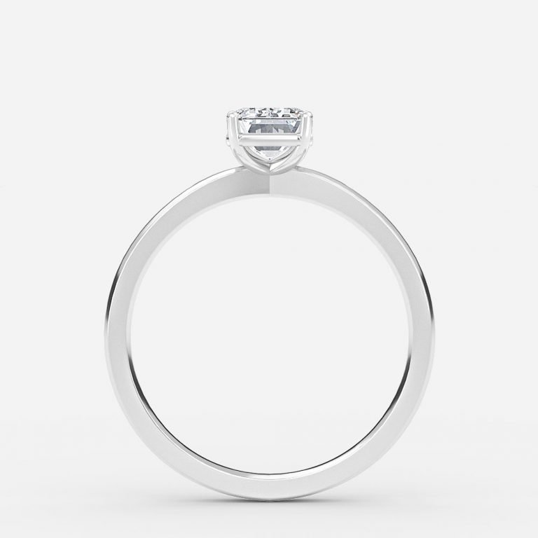Esme Emerald Solitaire Lab Grown Diamond Engagement Ring