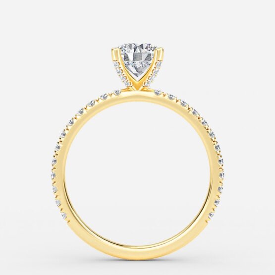 Josephine Round Unique Engagement Ring