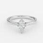 marquise cut diamond solitaire ring