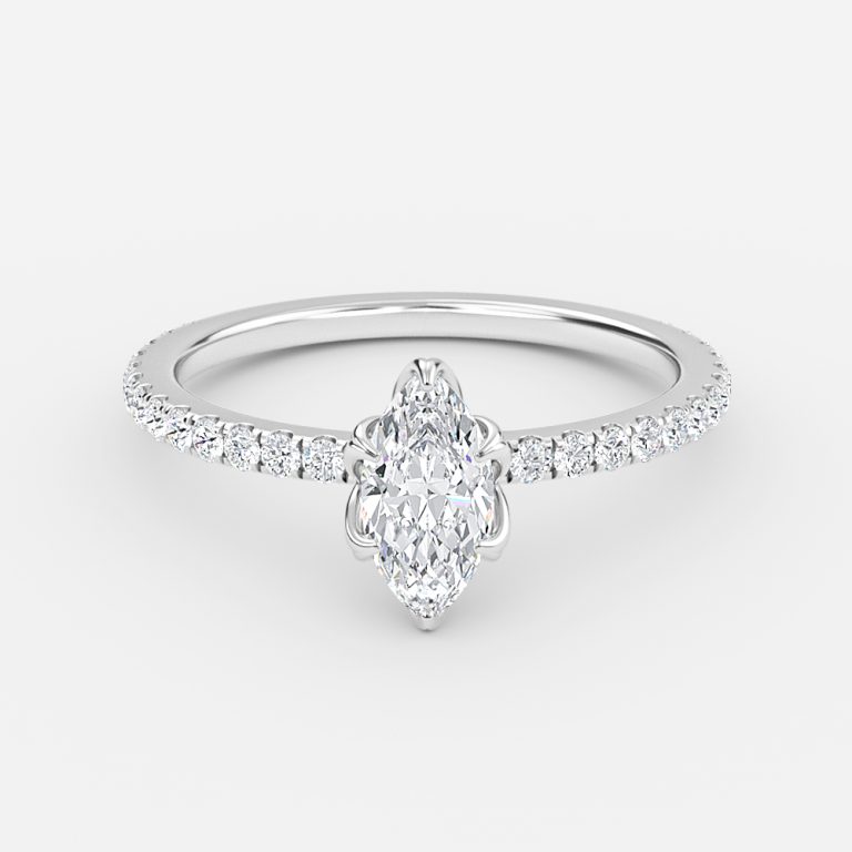 marquise cut diamond wedding rings