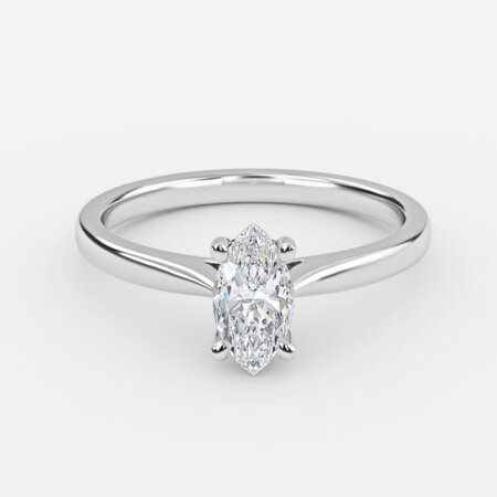 Violette Marquise Solitaire Engagement Ring