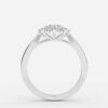 marquise diamond cluster ring white gold