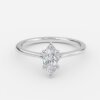 marquise hidden halo engagement ring