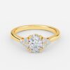 oval cluster engagement rings