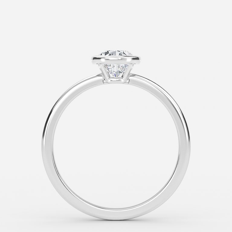pear bezel cut diamond ring