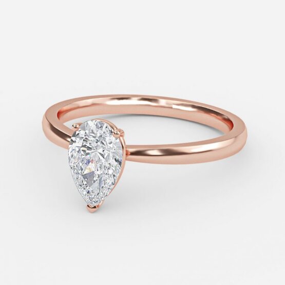 Esme Pear Solitaire Engagement Ring
