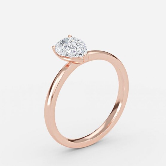 Esme Pear Solitaire Engagement Ring