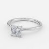 princess cut diamond solitaire rings
