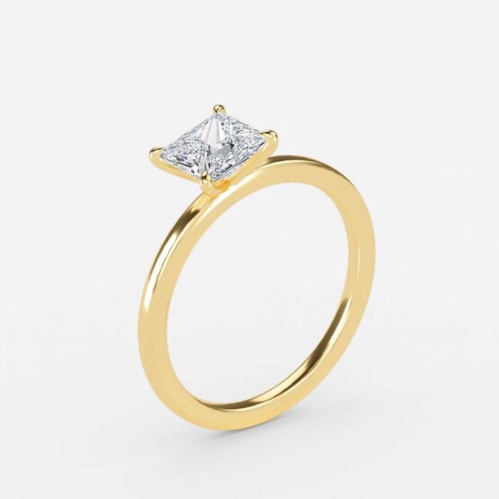 Jiani Princess Solitaire Engagement Ring