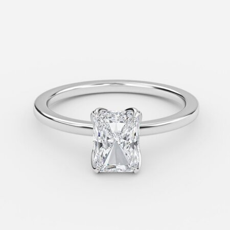 Kolm Radiant Solitaire Engagement Ring