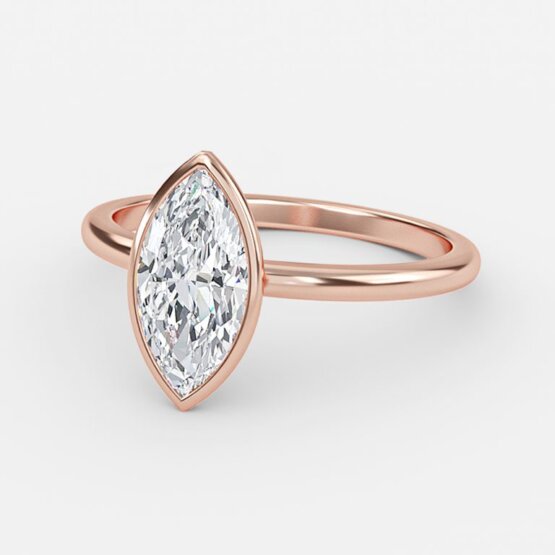 Aerin Marquise Bezel Engagement Ring