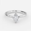 solitaire marquise diamond ring