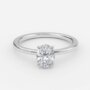 solitaire oval diamond engagement rings