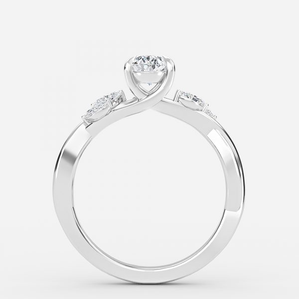 unique pear diamond settings