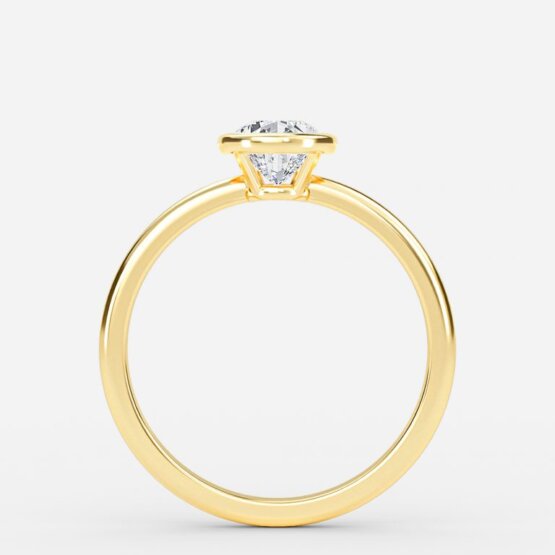 Aerin Pear Bezel Engagement Ring