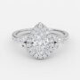2.5 carat diamond ring pear