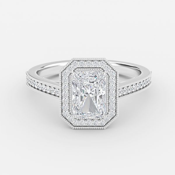 2.5 carat diamond ring radiant