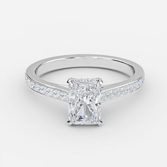2.5 carat diamond ring radiant