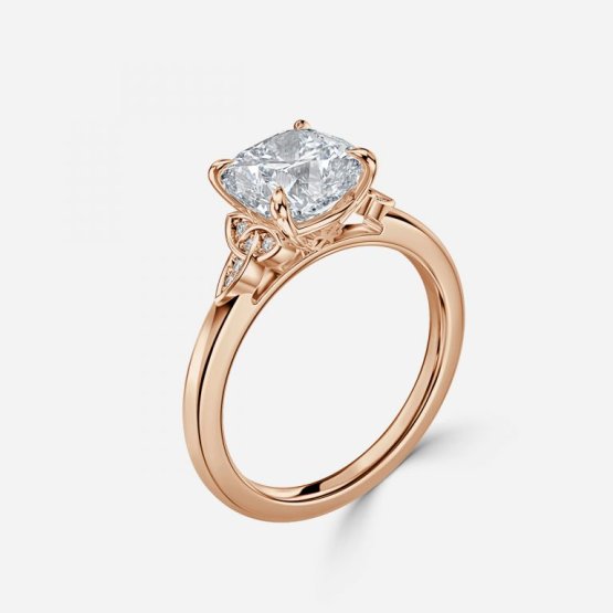 Jolie Cushion Vintage Engagement Ring