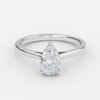 pear cut diamond engagement ring