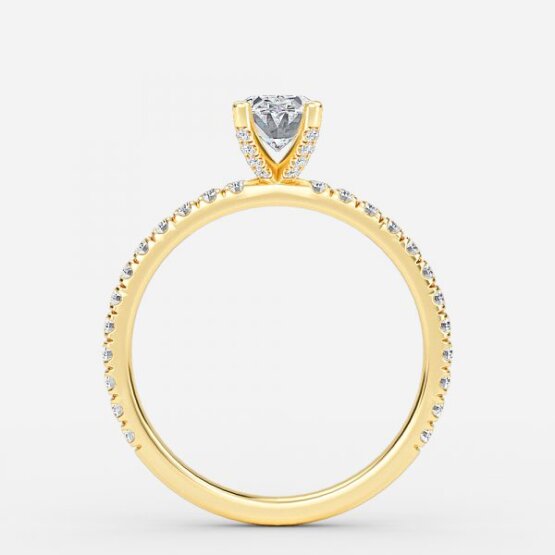Josephine Oval Unique Engagement Ring