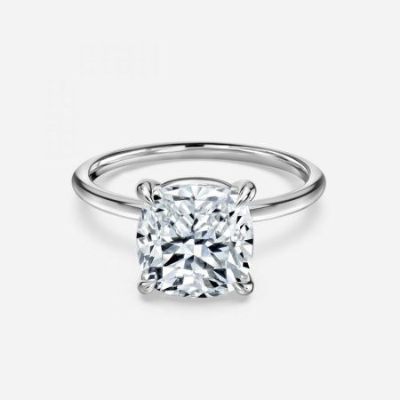 Adriana Cushion Solitaire Engagement Ring