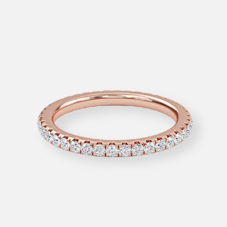 1.80ct Eileen Eternity Wedding Band 14K Rose Gold (Ring Size: 5.25 US)