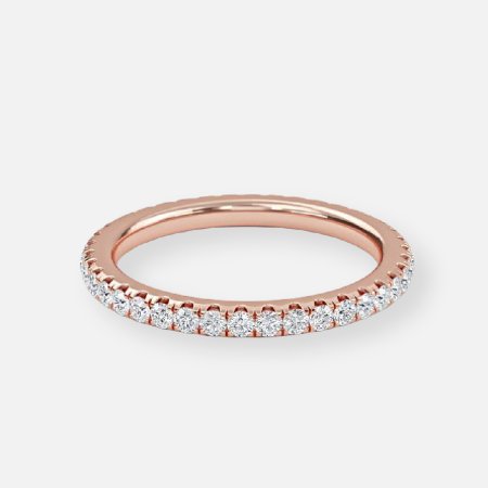 1.10ct Eileen Eternity Wedding Band In 18K Rose Gold (US Size: 4.25)