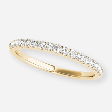 0.25ct Round Diamond Stella Anniversary Band 14 Yellow Gold (US Size 6.25)