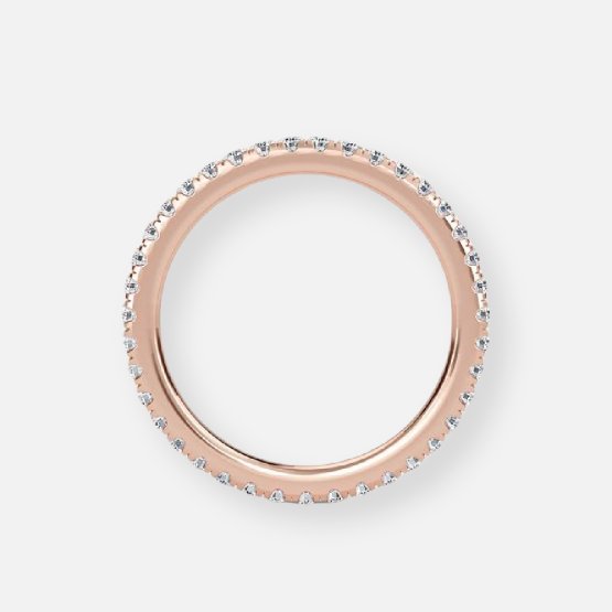 1.10ct Eileen Eternity Wedding Band In 18K Rose Gold (US Size: 4.25)