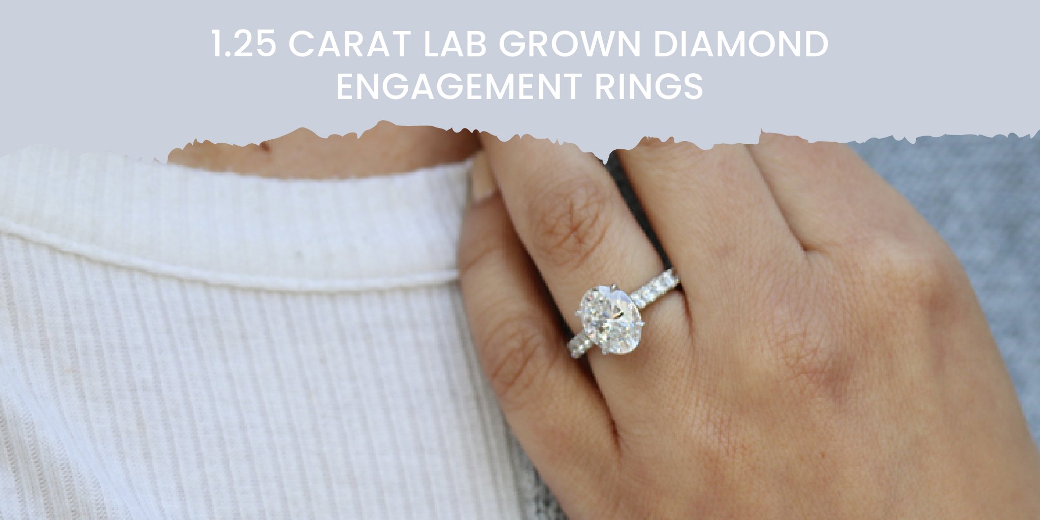 1.75 Carat Lab Grown Diamond Engagement Rings